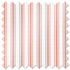 Lace Stripes, Coral - Roman Blind